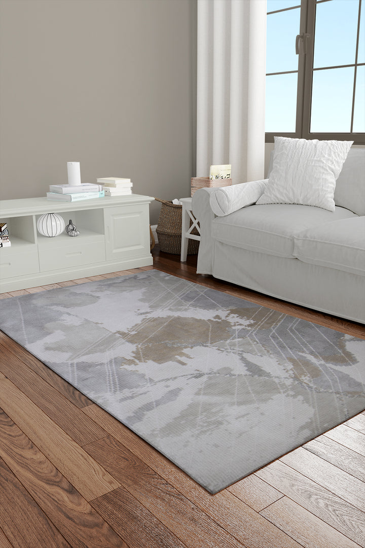 Turkish Modern  Festival 1 Rug - 3.2 x 6.5 FT - Beige - Superior Comfort, Modern Style Accent Rugs