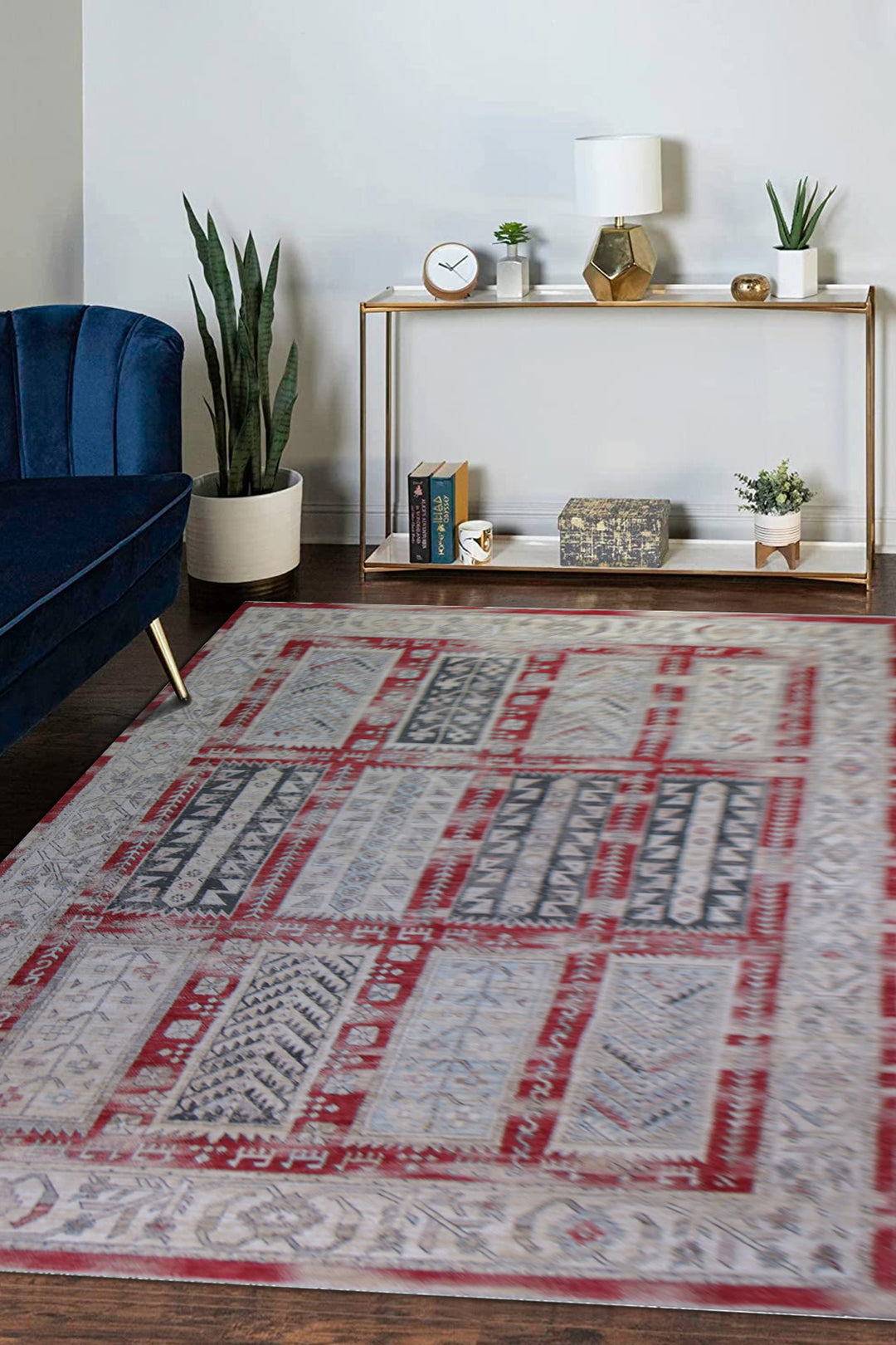 Premium Quality Turkish <strong>Antia</strong> Rug - Red