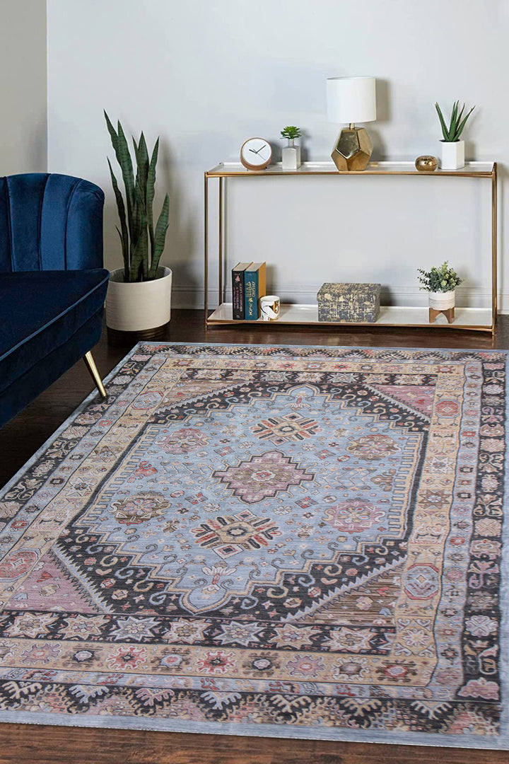 Premium Quality Turkish Antia Rug - 6.6 x 9.8 FT - Resilient Construction for Long-Lasting Use