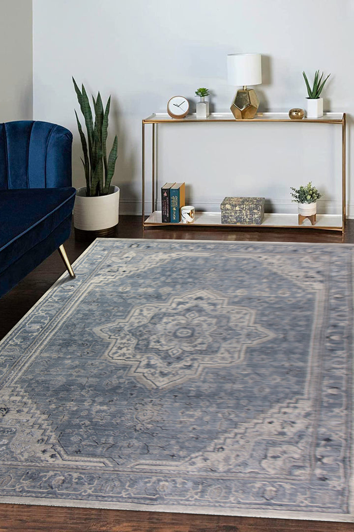 Turkish Modern <strong>Festival</strong> Plus Rug - Blue