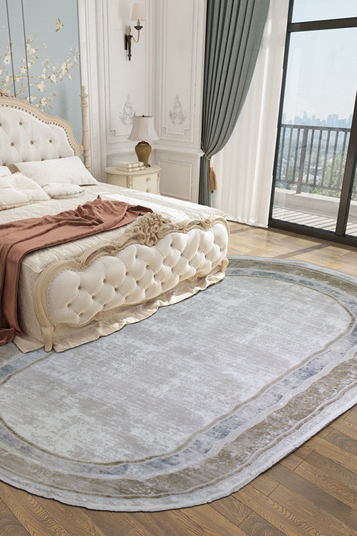 Turkish Modern Festival WD Rug - 6.6 x 13.1 FT - Beige - Luxurious Woven Masterpiece 50% Off!