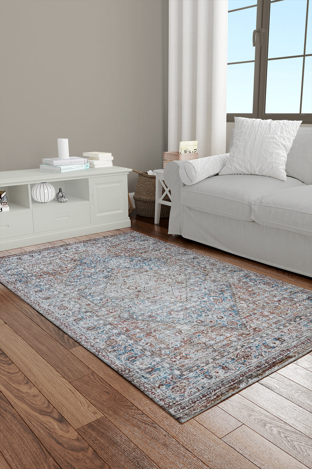 Turkish Modern <strong>Pena</strong> - 1 Rug - Beige