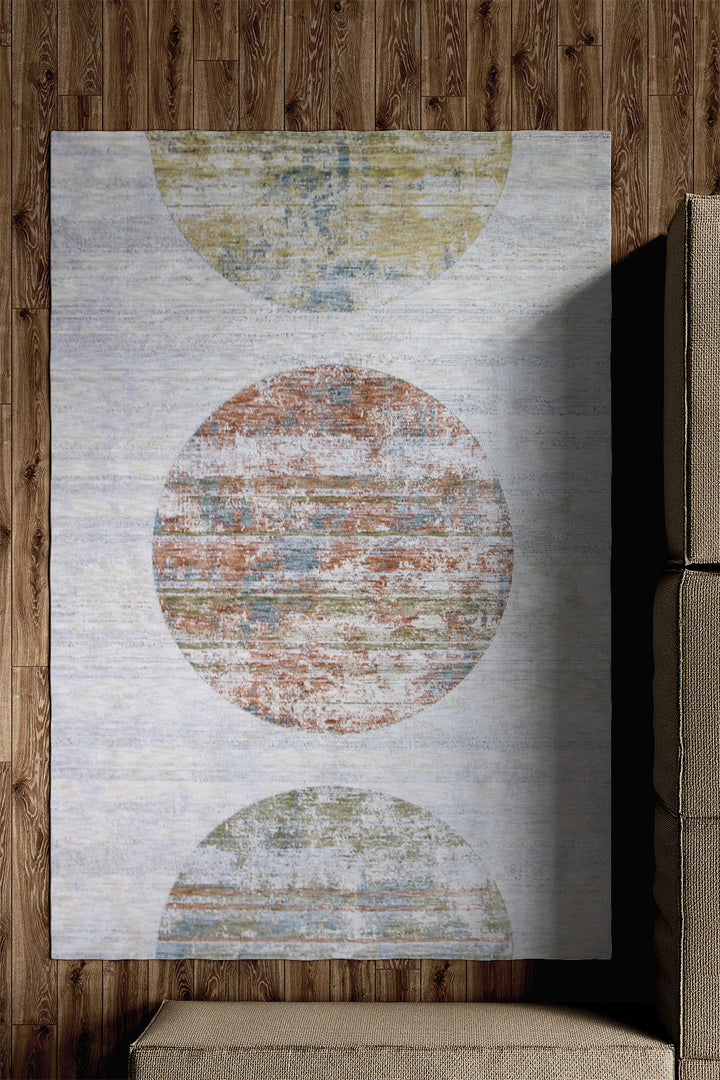 Turkish Modern Festival Plus Rug - 5.2 x 7.5 Ft - Cream - Superior Comfort, Modern Style Accent Rugs
