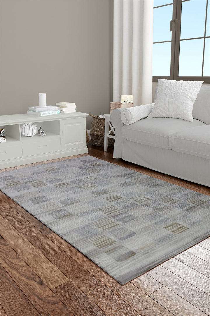 Turkish Modern Expression Rug - 4.1 x 5.6 FT - Superior Comfort, Modern Style Accent Rugs