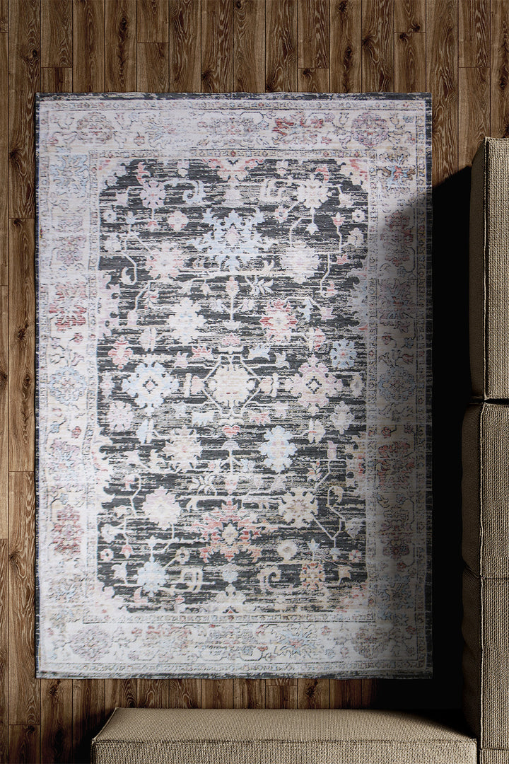 Premium Quality Turkish Antia Rug - 4.9 x 7.1 FT - Resilient Construction for Long-Lasting Use
