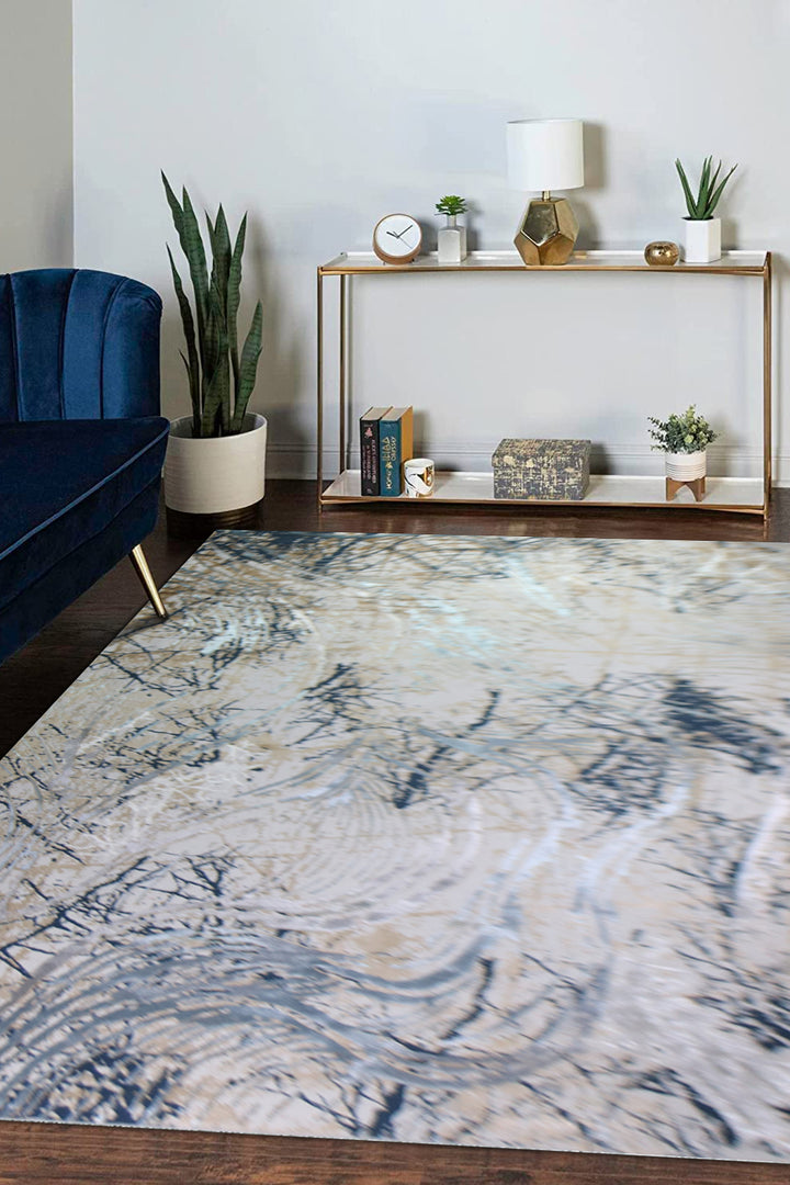Turkish Modern <strong> Vk-Oasis</strong> Rug - Cream