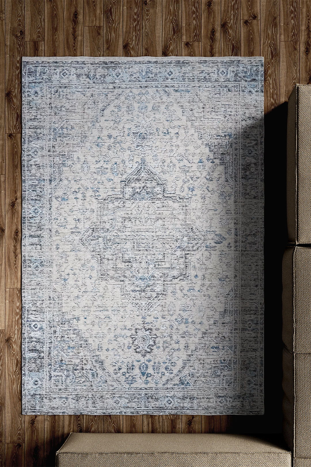 Turkish Modern <strong>Woolly</strong> - 1 Rug - Beige
