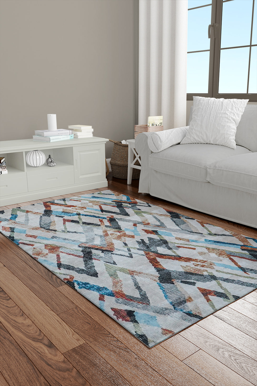 Turkish Modern <strong>Festival</strong> Plus Rug - Beige