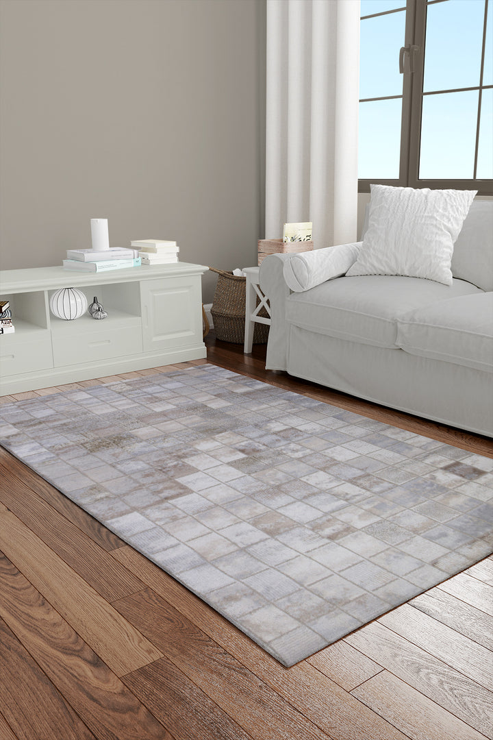 Turkish Modern Expression Rug - 4.1 x 5.6 FT - Superior Comfort, Modern Style Accent Rugs