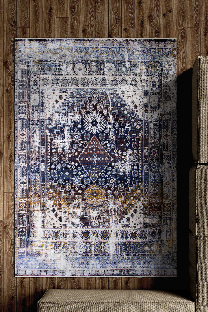 Turkish Allure Rug - 4.9 x 7.8 FT -  Beige - Elegant Woven Design with Premium Quality