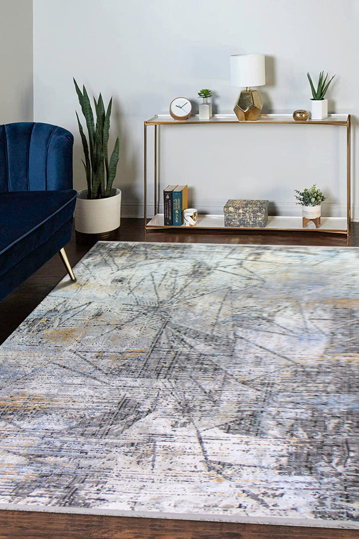 Turkish Modern Alpine Rug - 6.6 x 9.5 ft - Superior Comfort, Modern Style Accent Rugs