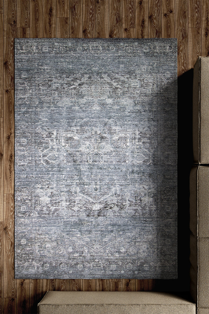 Turkish Modern  Festival Plus Rug - 5.2 x 7.6 FT - Gray - Superior Comfort, Modern Style Accent Rugs