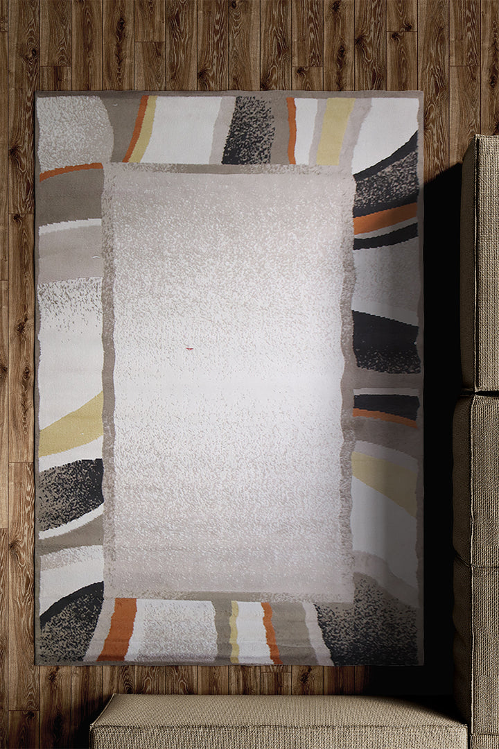 Turkish Modern Festival WD Rug - 5.2 x 7.4 FT - Brown - Luxurious Woven Masterpiece 50% Off!