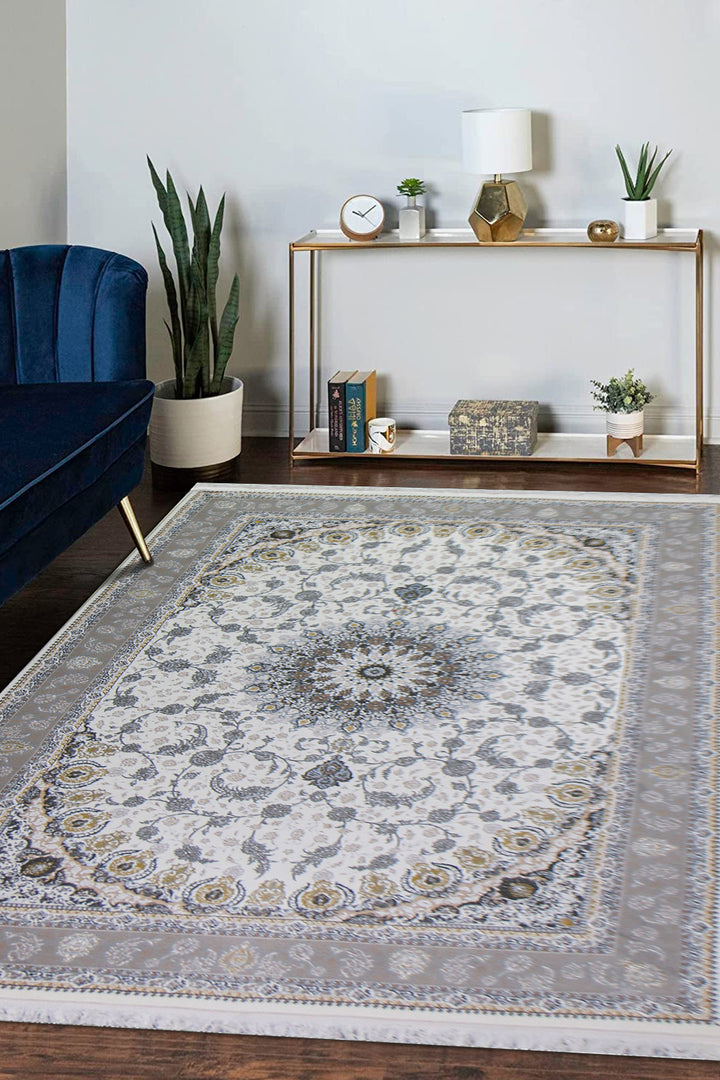 Premium Royalty  Persian Rug - 4.9 x 7.9 ft - Elegant Luxury Carpet