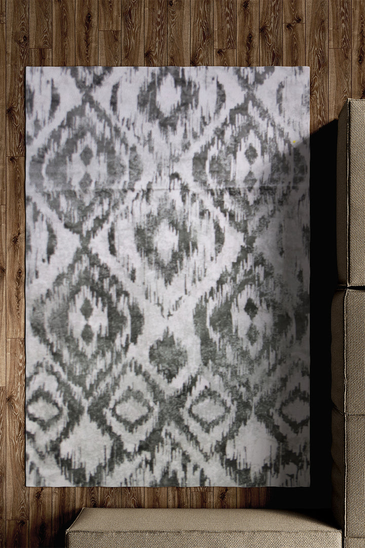 Turkish Modern Festival WD Rug - 5.2 x 7.5 FT - Gray - Luxurious Woven Masterpiece 50% Off!