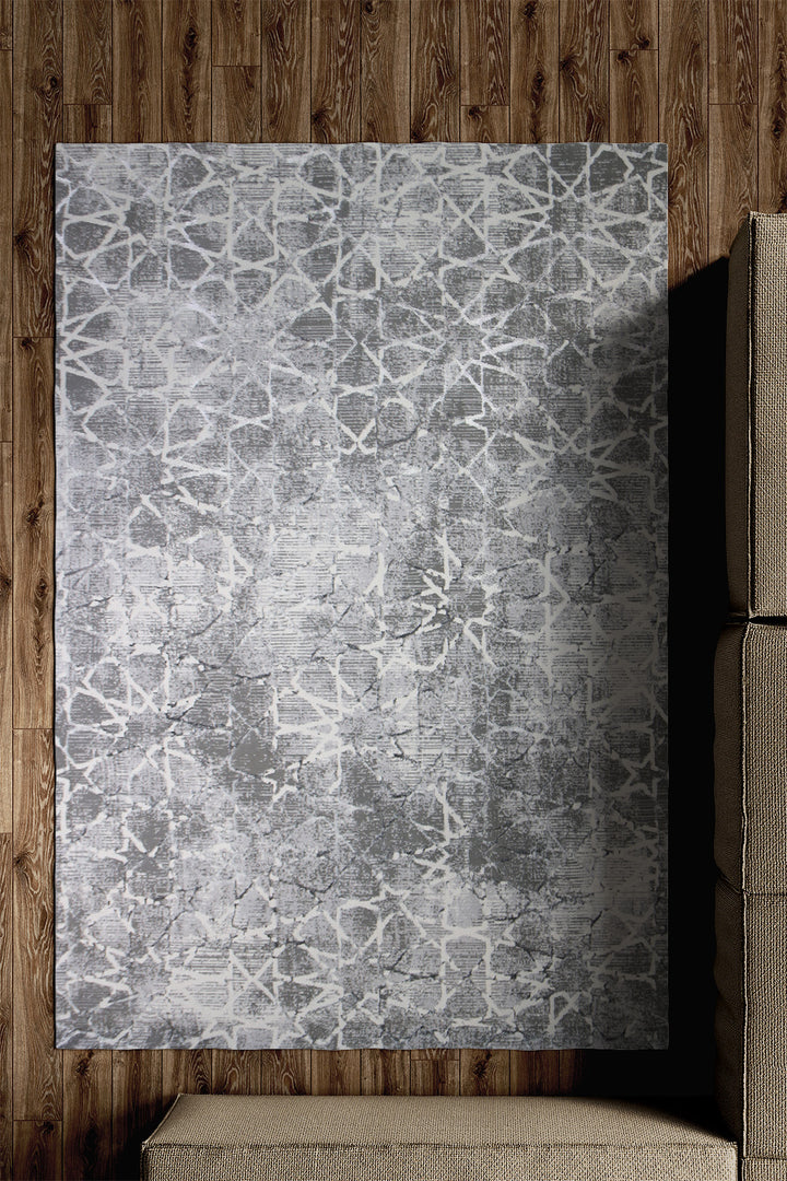 Turkish Modern Festival 1 Rug - 5.2 x 7.5 Ft - Gray - Superior Comfort, Modern Style Accent Rugs