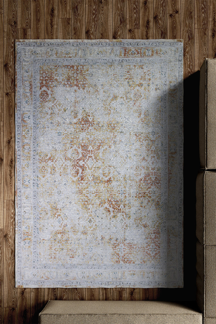 Turkish Modern Festival Plus Rug - 5.2 x 7.5 Ft - Cream - Superior Comfort, Modern Style Accent Rugs
