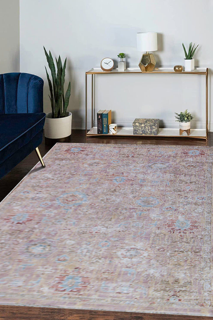 Premium Quality Turkish Antia Rug - 6.6 x 9.4 FT - Resilient Construction for Long-Lasting Use