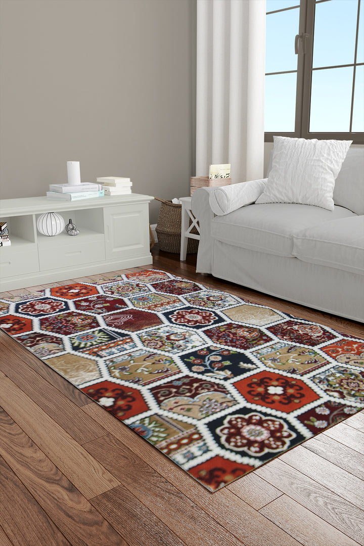 Crystal Rug - 3.25 x 5.5 FT - Soft, Durable, and Easy to Clean