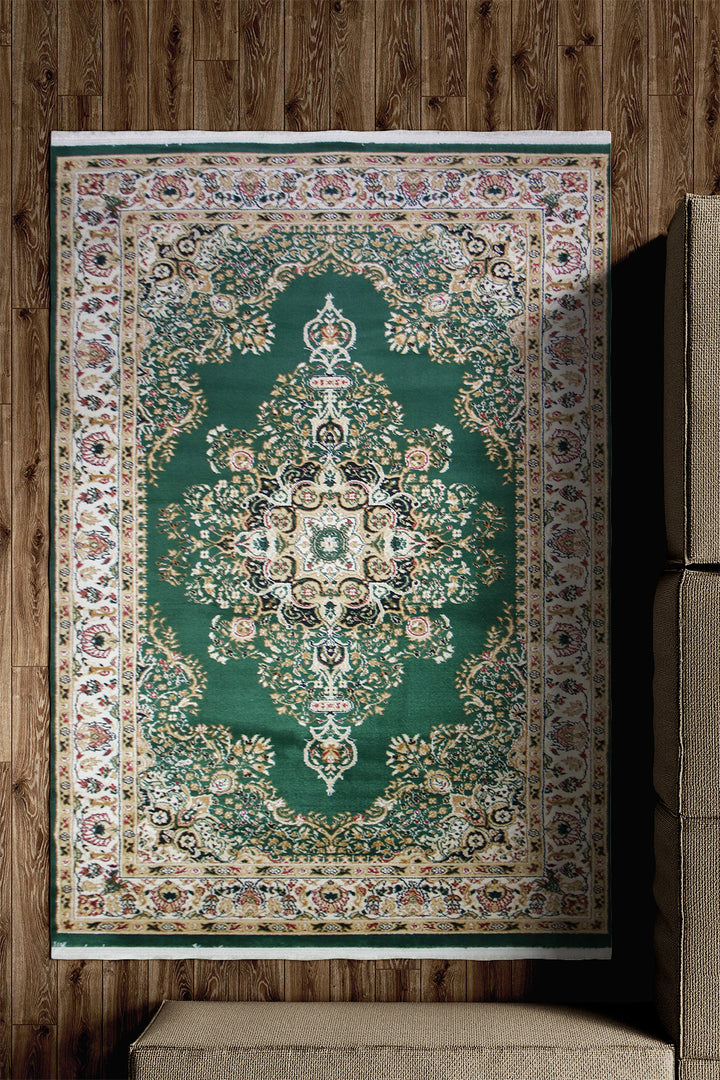 <p>Turkish Modern <strong>Emirfringes Rug</strong>  - beige - 4.9 x 7.3 FT</p>