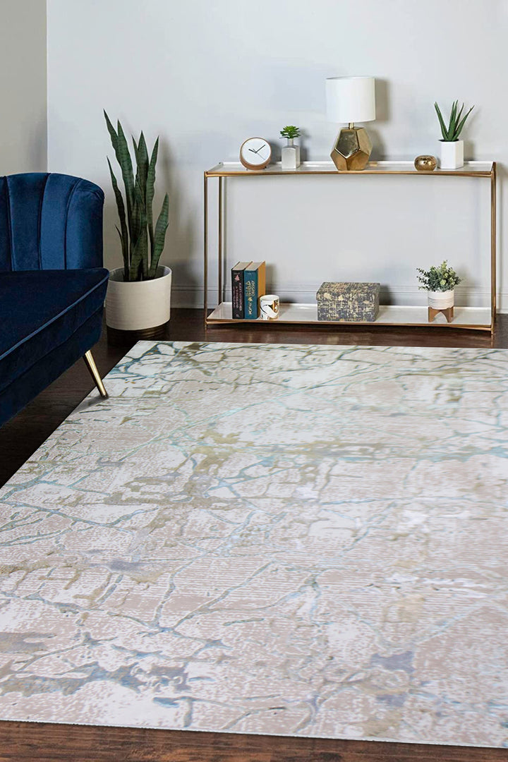 Turkish Modern <strong> Vk-Oasis</strong> Rug - Cream