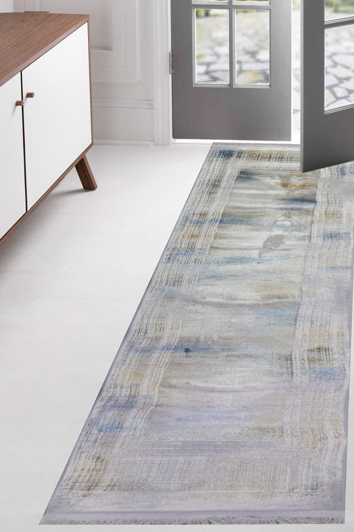 Turkish Modern Alpine Rug - 2.6 x 7.5 FT - Superior Comfort, Modern Style Accent Rugs