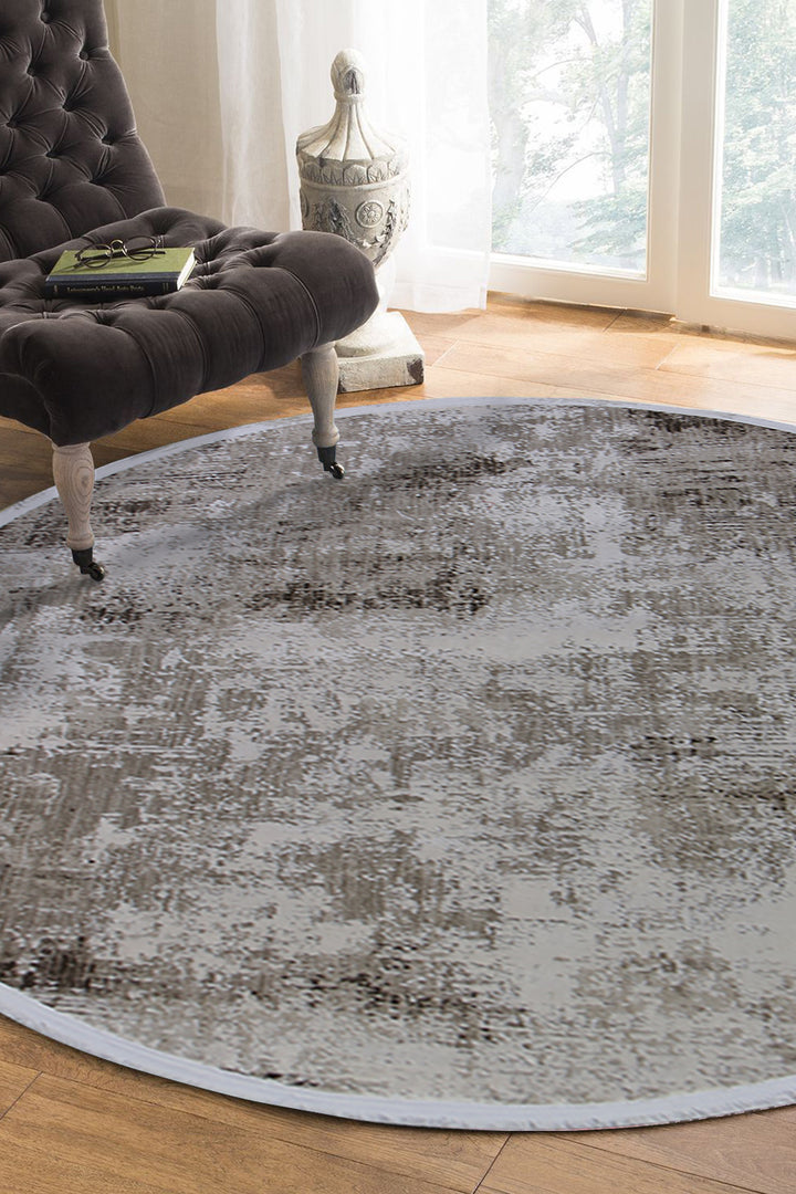 <p>Turkish Modern <strong>Elements Rug</strong>  - Brown - 5.2 x 5.2 FT</p>