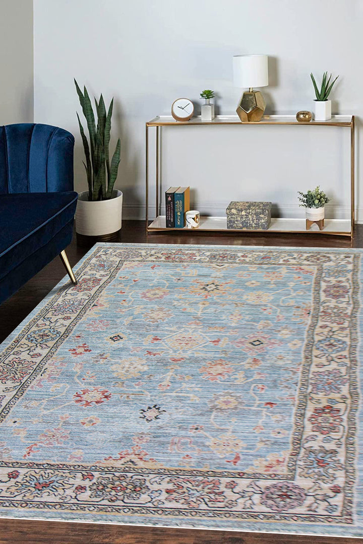 Premium Quality Turkish Antia Rug - 7.9 x 10.5 FT - Resilient Construction for Long-Lasting Use