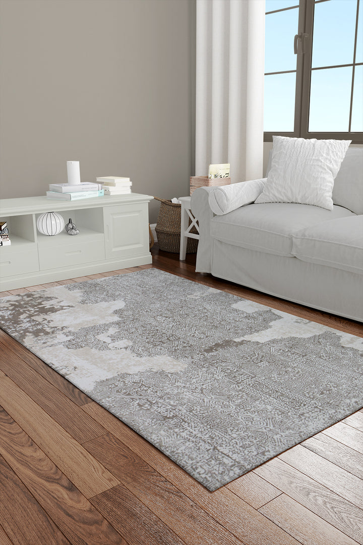 Turkish Modern Festival - 3.9 x 5.9 FT - Beige - Superior Comfort, Modern Style Accent Rugs