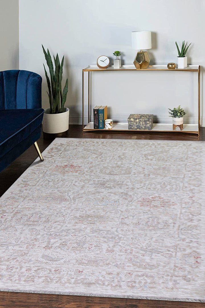 Premium Quality Turkish Antia Rug - 6.6 x 9.4 FT - Resilient Construction for Long-Lasting Use