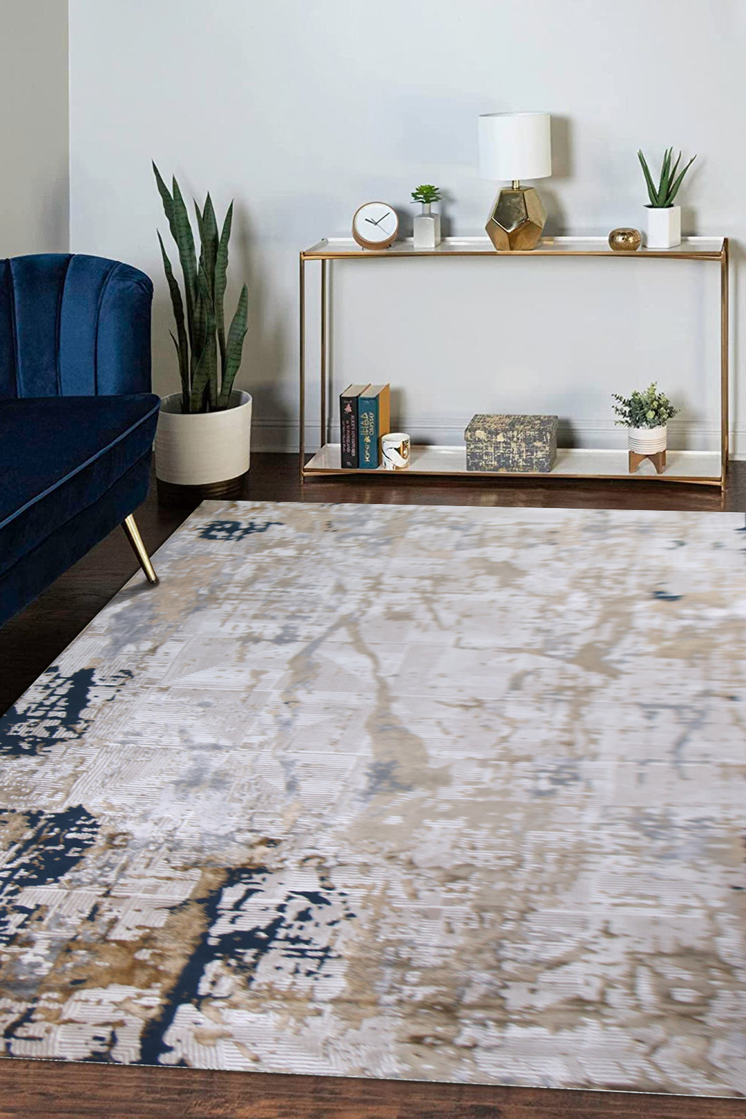 Turkish Modern <strong> Vk-Oasis</strong> Rug - Brown
