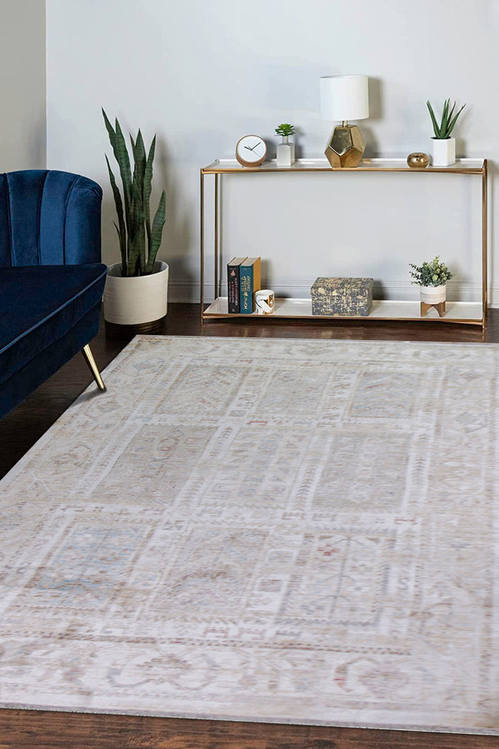 Premium Quality Turkish Antia Rug - 7.9 x 10.5 FT - Resilient Construction for Long-Lasting Use
