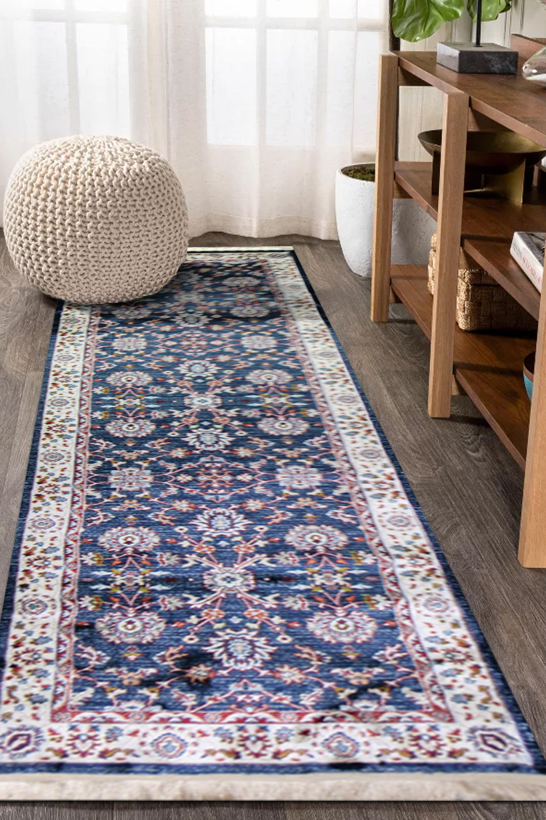Garnet Rug - Blue - Soft, Durable, and Easy to Clean