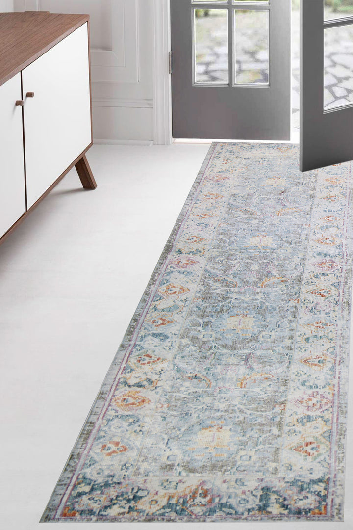 Turkish Modern Festival Plus Rug - 2.3 x 8 FT - Gray - Superior Comfort, Modern Style Accent Rugs