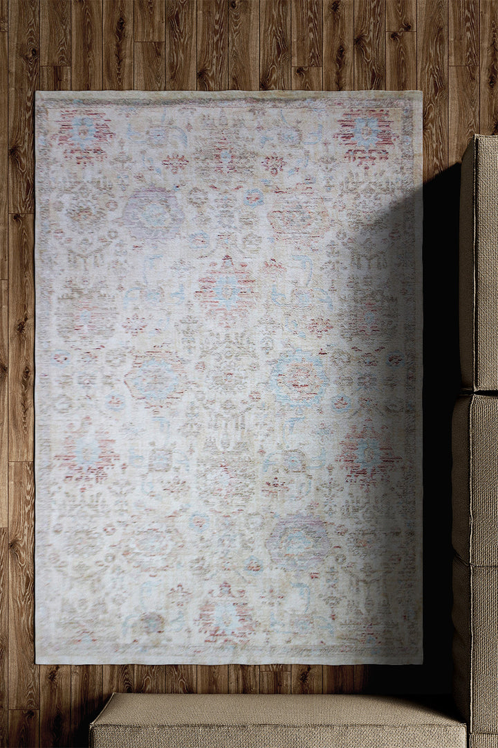 Premium Quality Turkish Antia Rug - 4.9 x 7.1 FT - Resilient Construction for Long-Lasting Use
