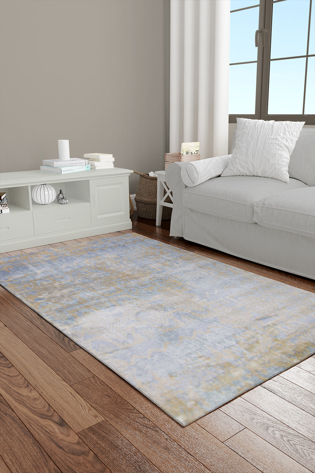Turkish Modern Festival WD Rug - 3.9 x 5.6 FT - Luxurious Woven Masterpiece 50% Off!