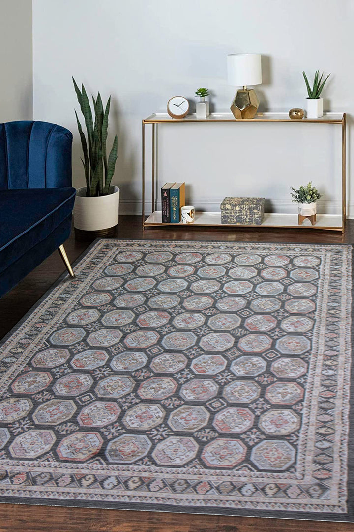 Premium Quality Turkish Antia Rug - 6.6 x 9.8 FT - Resilient Construction for Long-Lasting Use