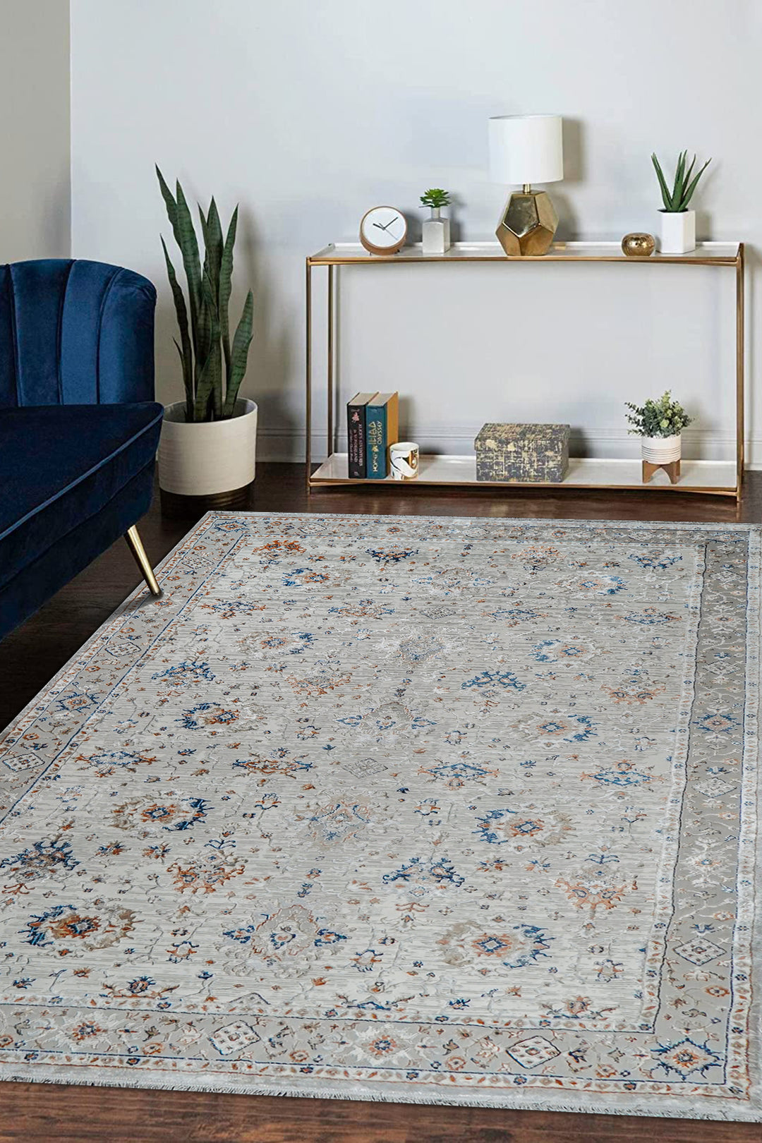 Turkish Modern Amber Rug - Gray