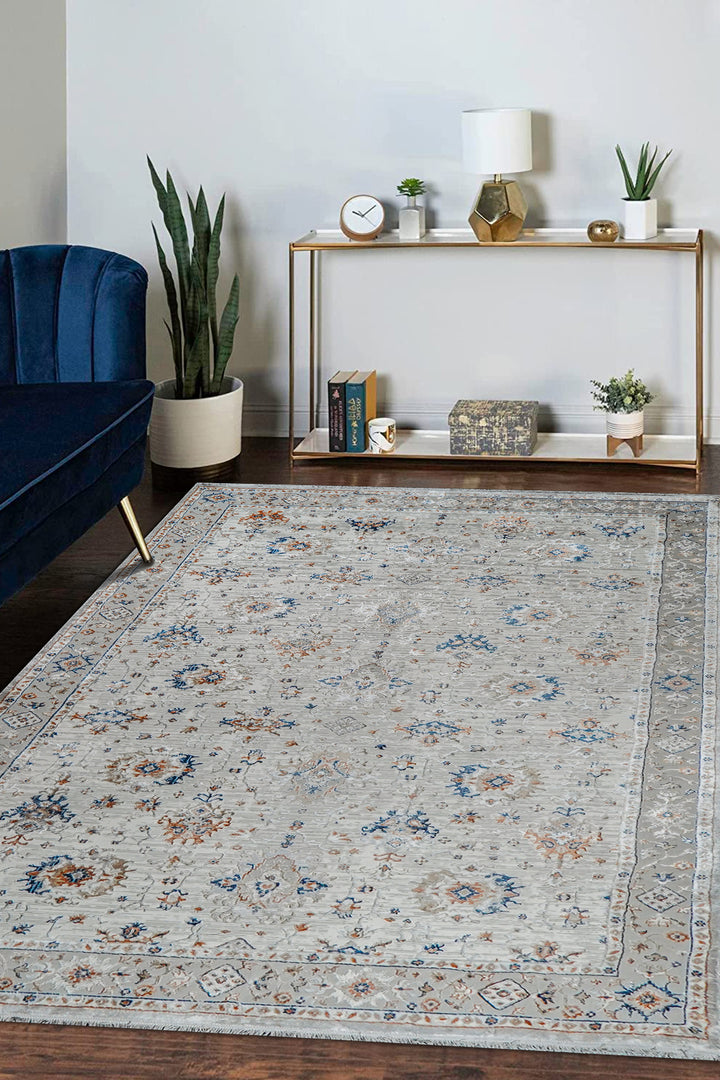 Turkish Modern Amber Rug - Gray
