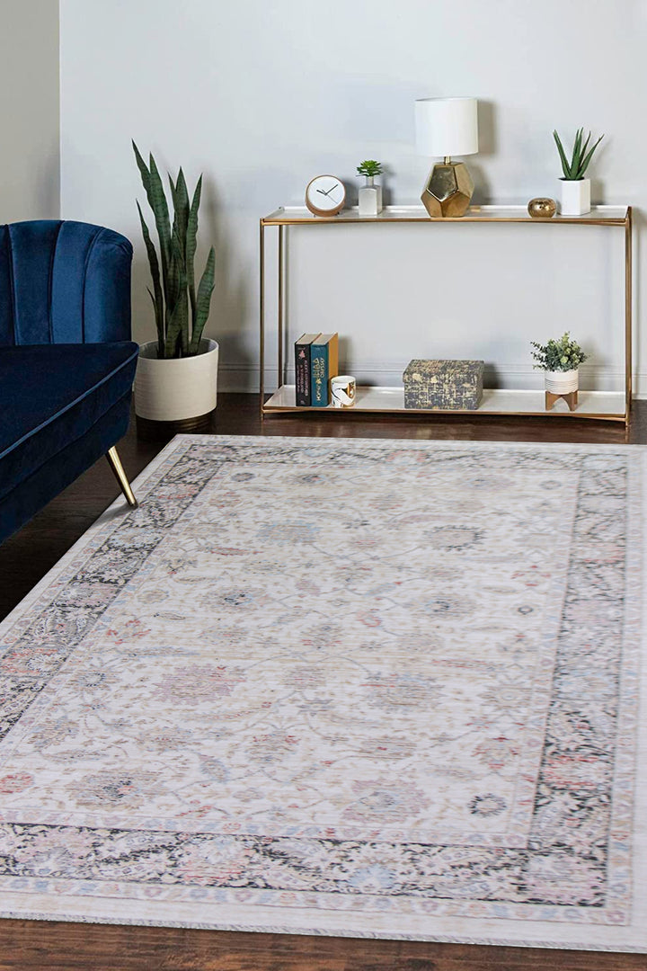 Premium Quality Turkish Antia Rug - 6.6 x 9.4 FT - Resilient Construction for Long-Lasting Use