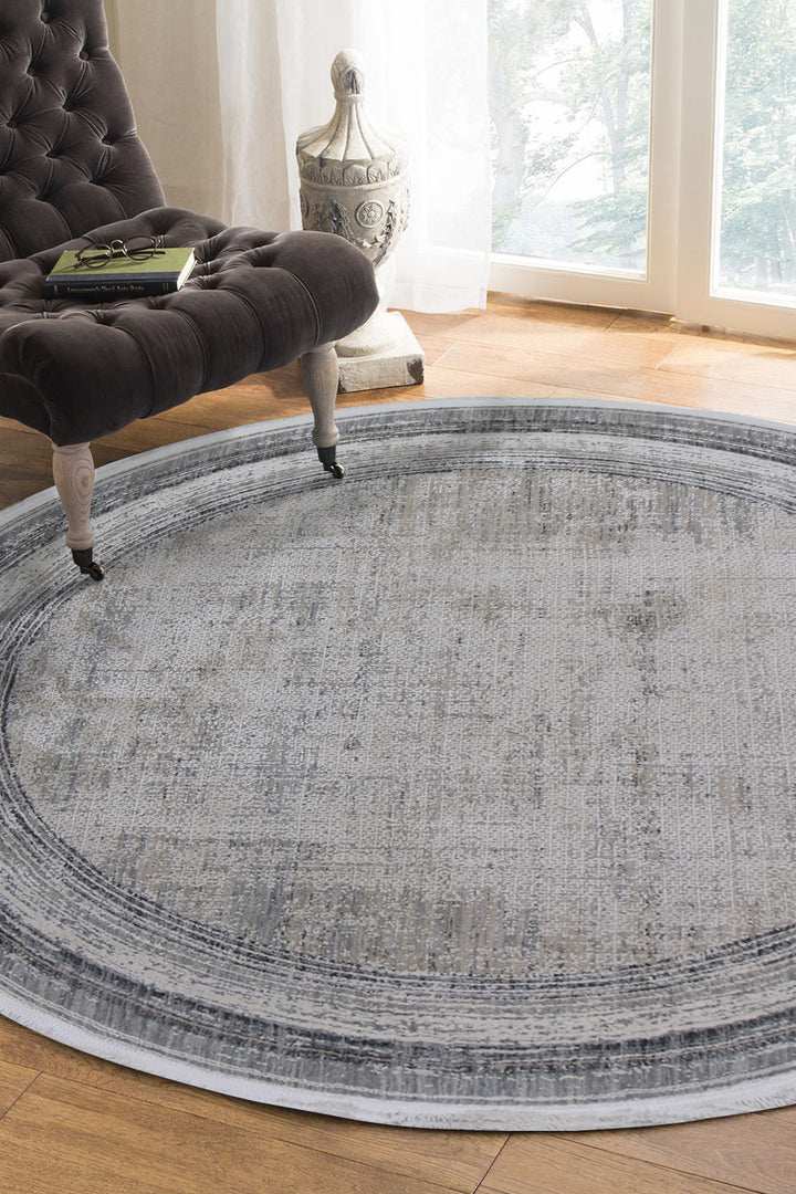 <p>Turkish Modern <strong>Elements Rug</strong>  - Beige - 5.2 x 5.2 FT</p>