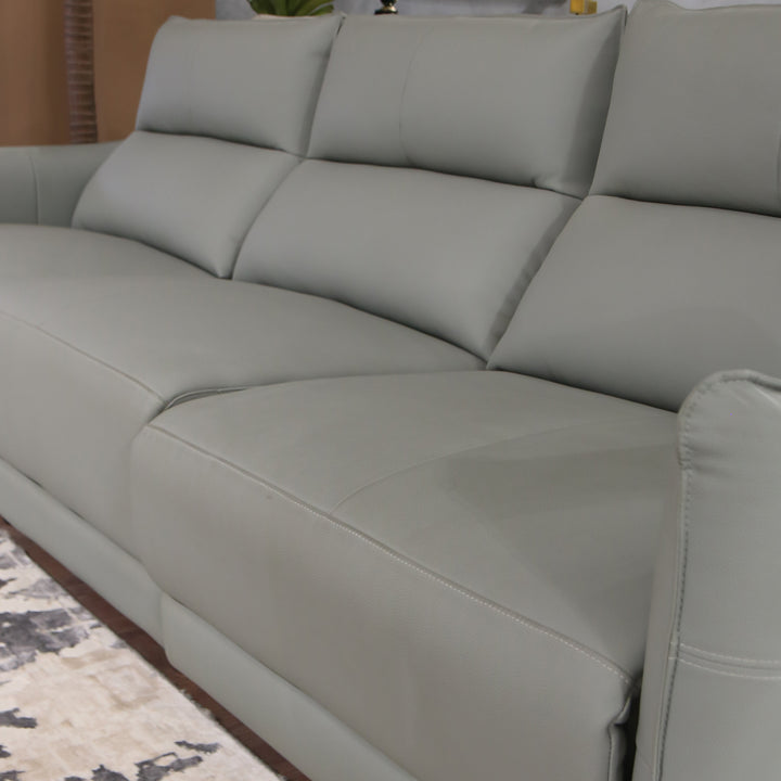 Imported Leather Recliner Sofa  , Model 6056
