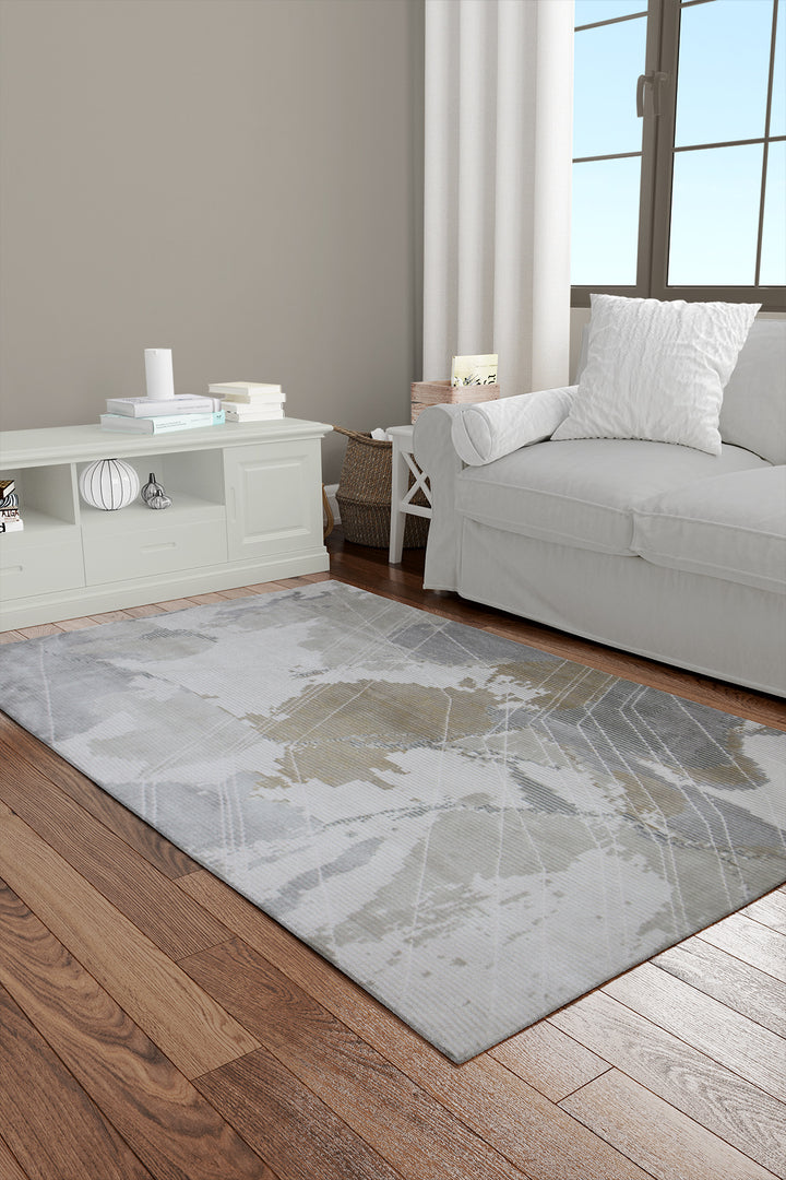 Turkish Modern Festival - 3.3 x 6.6 FT - Beige - Superior Comfort, Modern Style Accent Rugs