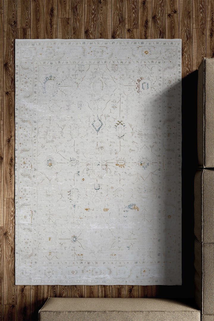 Turkish Modern Amber Rug - Cream