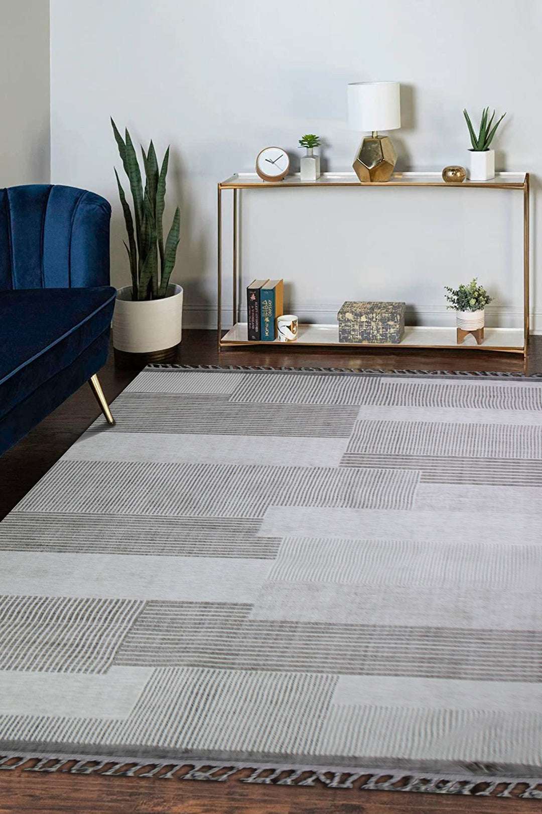 Turkish Modern  Festival Wd Rug  - 6.5 x 9.5 FT - Beige -  Luxurious Woven Masterpiece 50% Off!