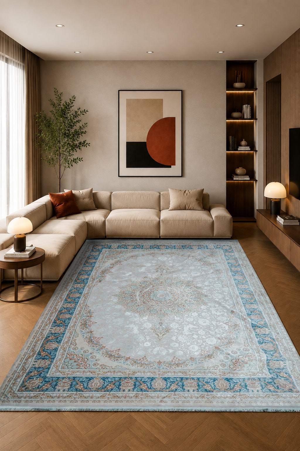 Premium <strong>Imperial</strong> Persian Rug 1200 Reeds - Beige