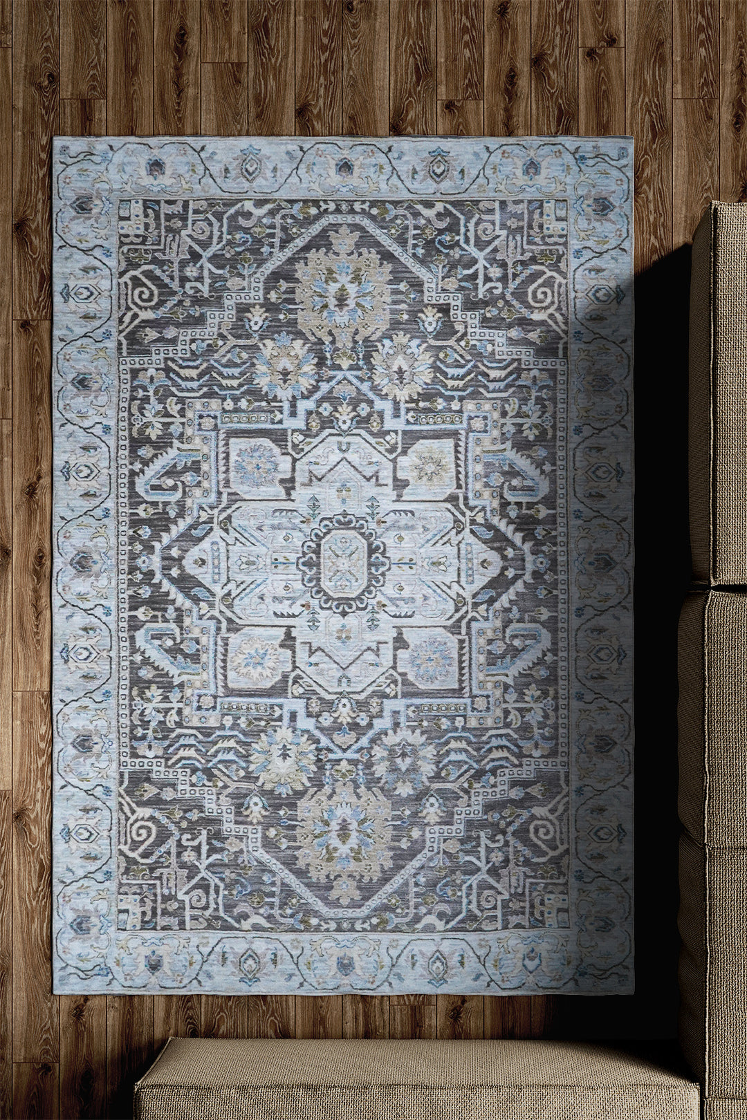 Turkish Modern <strong>Festival</strong> Plus Rug - Beige