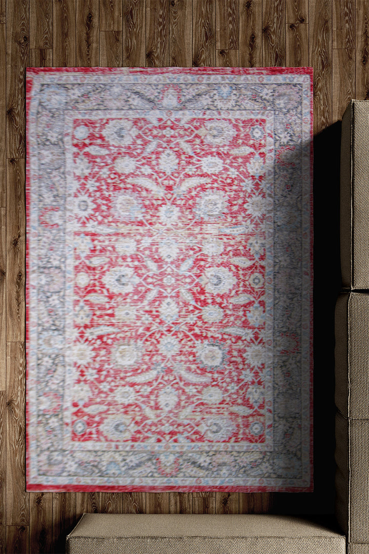 Premium Quality Turkish Antia Rug - 4.9 x 7.1 FT - Resilient Construction for Long-Lasting Use