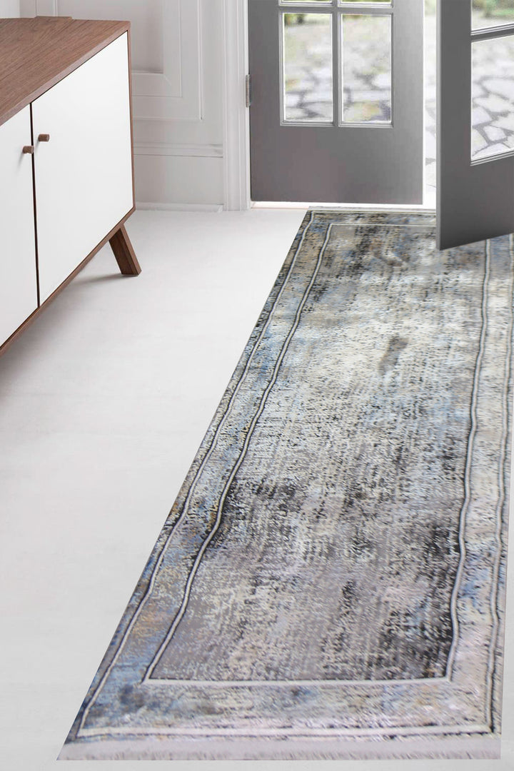 Turkish Modern Alpine Rug - 2.6 x 7.5 FT - Superior Comfort, Modern Style Accent Rugs