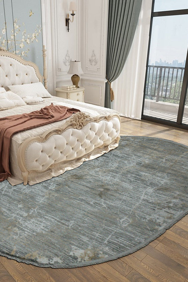 Turkish Modern Festival WD Oval Rug - 5.2 x 7.5 FT - Luxurious Woven Masterpiece 50% Off!